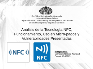 Análisis de la Tecnología NFC, Funcionamiento, Uso en