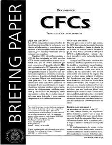 CFCs - Educación Química