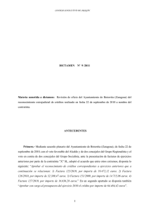 Dictamen 9-2011 - Gobierno de Aragón