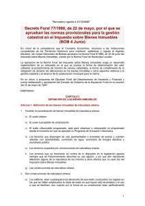 Decreto Foral 77/1990, de 22 de mayo, por el que se aprueban las