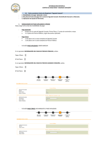 INFORMACIÓN ESPECÍFICA CENTRO DE MAGISTERIO