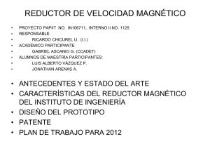 reductor cicloidal magnético - Instituto de Ingeniería, UNAM