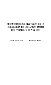 RECONOCIM]ENTO GEOLOGICO CORDILLERA DE LOS ANDES