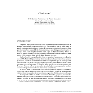 Ptosis renal - Revistas Científicas Complutenses