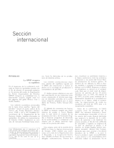 Sección i nter nacio na 1 - revista de comercio exterior