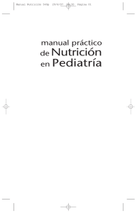 Manual Nutrición 540p - Asociación Española de Pediatría