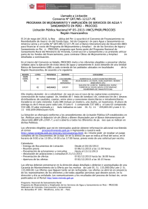 Proyectos en Huancavelica PDF