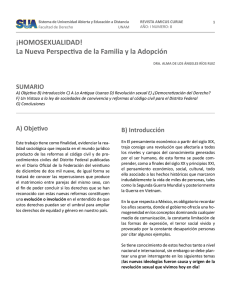 ¡HOMOSEXUALIDAD! La Nueva Perspectiva de la Familia y la