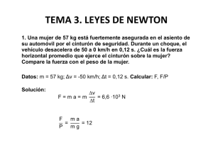 TEMA 3. LEYES DE NEWTON