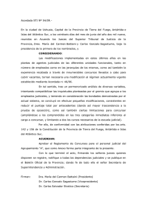 Acordada STJ Nº 54/09. - Poder Judicial de Tierra del Fuego