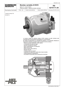 Bomba variable A10VO RS 92701/11.95