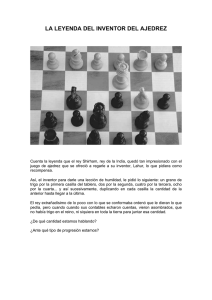 la leyenda del inventor del ajedrez