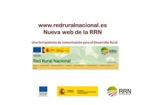 Nueva web de la RRN - Red Rural Nacional
