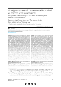 ¿castigo sin soberano? la cuestión del ius puniendi en derecho