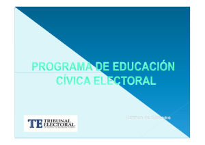 Programa de educación cívica electoral
