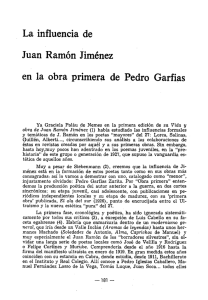 pdf La influencia de Juan Ramón Jiménez en la obra primera de