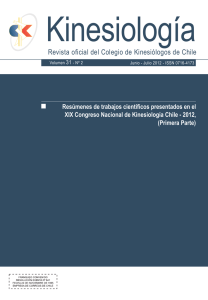 Volumen 31 - ckch.cl - Colegio de Kinesiólogos