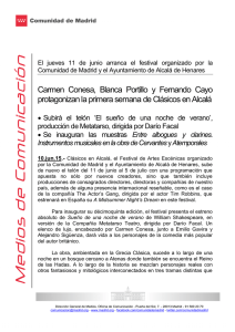 Carmen Conesa, Blanca Portillo y Fernando Cayo protagonizan la