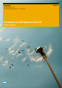 Novedades en SAP Business One 9.0
