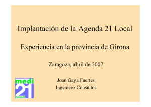I Jornada sobre Agenda 21 Local de la provincia de Zaragoza