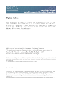 Mi trilogía poética sobre el esplendor de la belleza