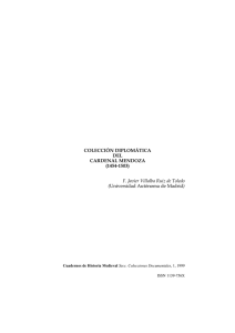 Colección Diplomática del cardenal Mendoza