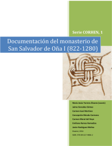 Documentación del monasterio de San Salvador de Oña I (822