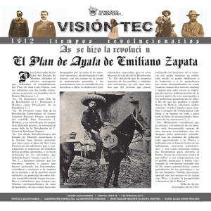 El Plan de Ayala de Emiliano Zapata