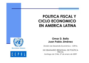 politica fiscal y ciclo economico en america latina