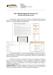 TCP –Modelo Digital del Terreno V-7