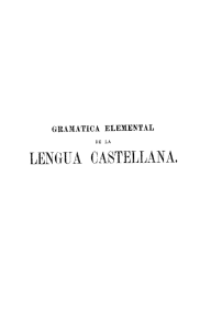 pdf Gramatica elemental teórico práctica de la Lengua Castellana
