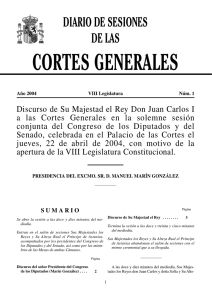CORTES GENERALES - Congreso de los Diputados