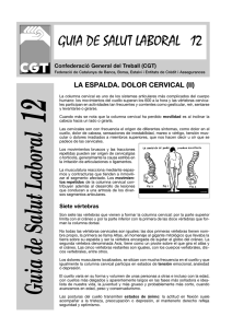 La Espalda (II) Dolor cervical