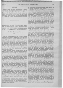 las neoplasias esofagicas - Revista Clínica Española