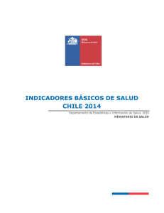 INDICADORES BÁSICOS DE SALUD CHILE 2014