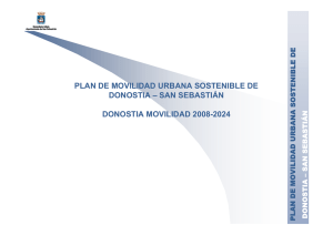 plan de movilidad urbana sostenible de donostia – san sebastián