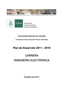 CARRERA INGENIERÍA ELECTRÓNICA