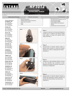 Instrucciónes Técnicas