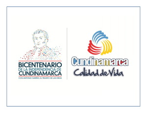 Banco de Maquinaria - Gobernación de Cundinamarca