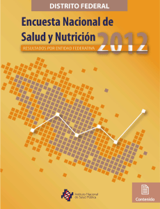 Distrito Federal - Encuesta Nacional de Salud y Nutrición 2012