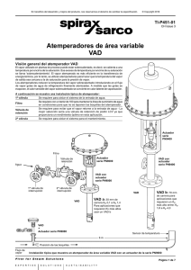 Atemperadores de área variable VAD