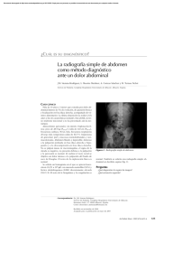 La radiografía simple de abdomen como método diagnóstico ante