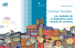 Las ciudades de la Argentina como centros de servicio