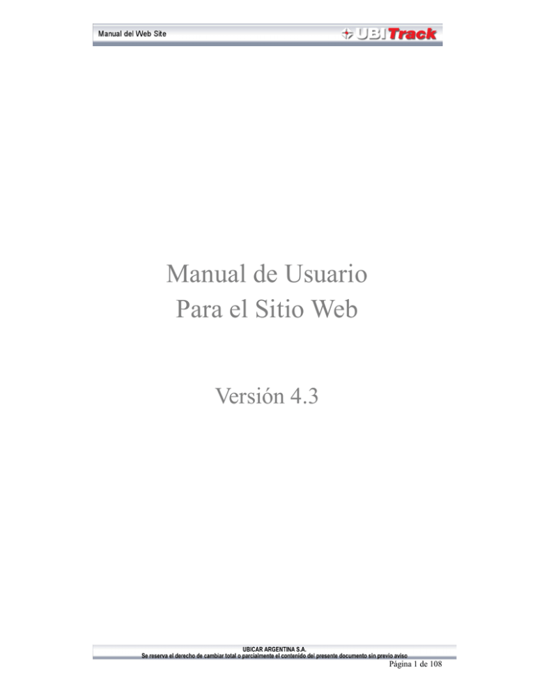 Manual De Usuario Para El Sitio Web