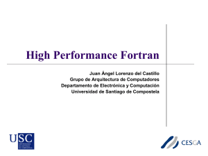High Performance Fortran