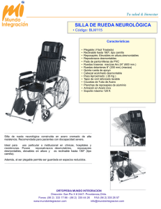 silla de rueda neurológica