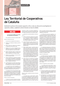 Ley Territorial de Cooperativas de Cataluña