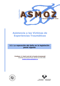 La reparación del daño en la legislación vigente. José Luis De la