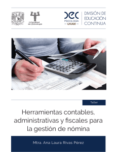 Herramientas contables, administrativas y fiscales para la gestión