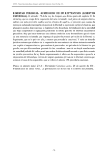 El artículo 172 de la Ley de Amparo, que forma parte del